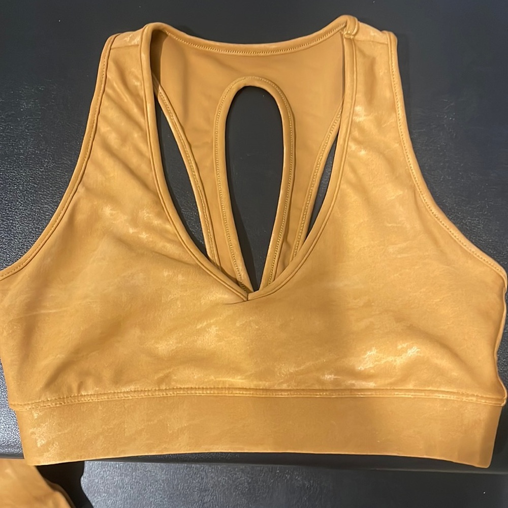 Takara Shine Action Bra color mustard yellow xs